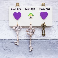 Personalised House Key Hook Set