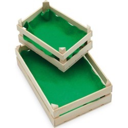 Toy Wooden Fruit And Vegetable Crate