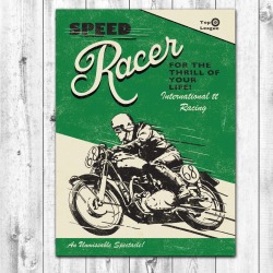 Motorbike Greetings Card