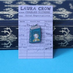 Charles Dickens Enamel Pin