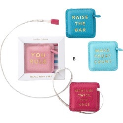 Textured Slogan Tape Measure In Gift Box
