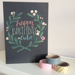 Happy Birthday Cutie Card