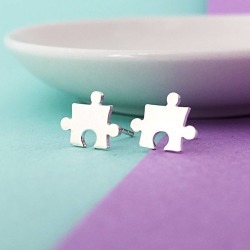 Jigsaw Earrings