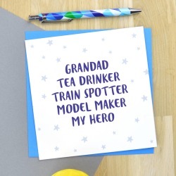Personalised Card For Grandad