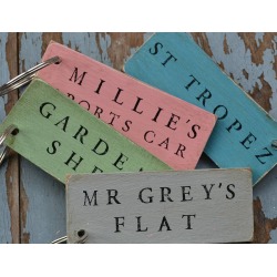 Double Sided Colour Key Ring