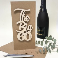 Personalised Big 60 Birthday Card