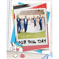 Personalised Large Retro Style Jigsaw