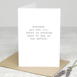 'Ace Grandad' Greetings Card