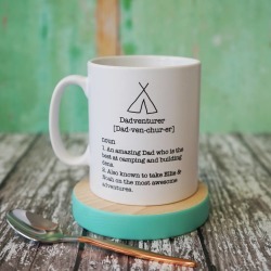 Personalised Dadventurer Dictionary Definition Mug