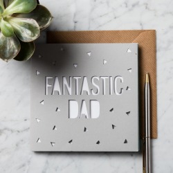 Personalised Father's Day Papercut Card