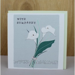With Sympathy Greetings Card