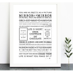 Favourite Quotes Print