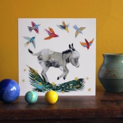 Dancing Donkey Greetings Card