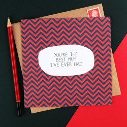 Best Mum I've Ever Had Card