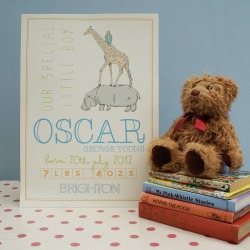 Personalised Baby And Child's Print