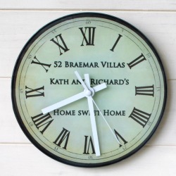 Home Sweet Home Clock