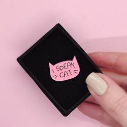 Funny Cat Enamel Pin