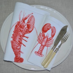 Crayfish Or Lobster Table Napkin