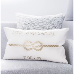 Personalised Infinity Love Knot Cushion
