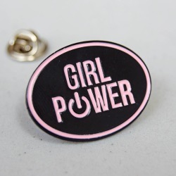 'Girl Power' Enamel Pin Badge