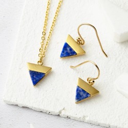 Lapis Gold Jewellery Set