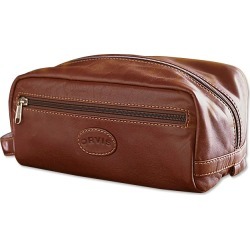 Leather Shaving Kit, Brown