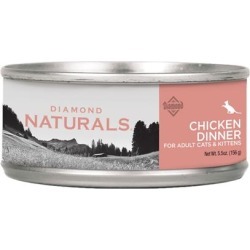 Diamond Naturals Chicken Dinner Adult & Kitten Formula Canned Cat Food 5.5-oz, case of 24