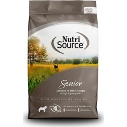 NutriSource Senior Chicken and Rice Dry Dog Food 5-lb