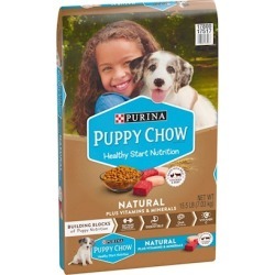 Purina Puppy Chow Natural Chicken Plus Vitamins and Minerals Dry Puppy Food 15.5-lb