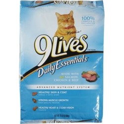 9 Lives Daily Essentials Formula Dry Cat Food 12-lb