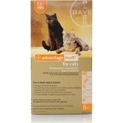 Advantage Multi for Cats Orange - 5.1-9 lbs, 6 Month Supply
