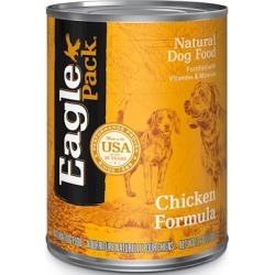 Eagle Pack Natural Dog Food - Canned Chicken Formula for Dogs 13.2 oz cans - case of 12
