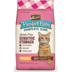 Merrick Purrfect Bistro Grain Free Complete Care Sensitive Stomach Recipe Dry Cat Food 12-lb