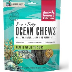 The Honest Kitchen BEAMS SMALLS Wild Caught Fish Skins Chews for Dogs 3.25-oz