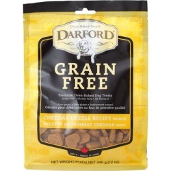 Darford Grain Free Cheddar Cheese Recipe Minis Oven Baked Dog Treats 12-oz