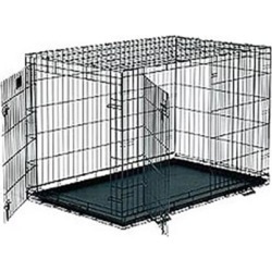 Lifestages Double Door Crate with Divider 30'