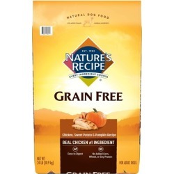 Nature's Recipe Grain Free Chicken, Sweet Potato and Pumpkin Recipe 24 lb bag