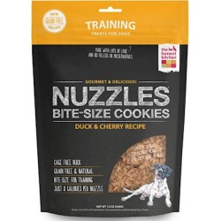 The Honest Kitchen NUZZLES Grain Free Duck and Cherry Cookie Treats for Dogs 12-oz