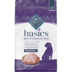 Blue Buffalo Basics Senior Turkey & Potato Recipe 24 lb
