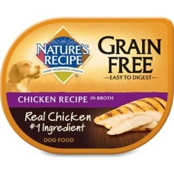 Nature's Recipe Grain Free Chicken Recipe Broth Wet Dog Food 2.75-oz, case of 12
