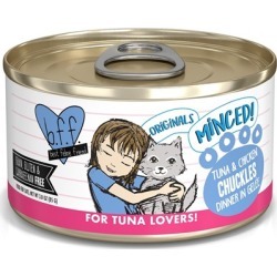 Weruva BFF Tuna and Chicken Chuckles in Aspic Canned Cat Food 3-oz, case of 24