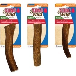 KONG Wild All-Natural Whole Elk Antler for Dogs Small: Up to 30 lbs