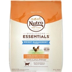 Nutro Wholesome Essentials Weight Management Adult Chicken and Brown Rice Dry Cat Food 6.5-lb