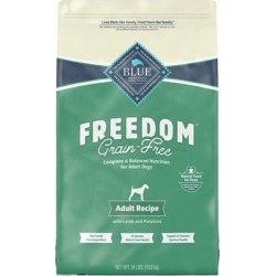 Blue Buffalo Freedom Adult Lamb Recipe Dry Dog Food 24-lb