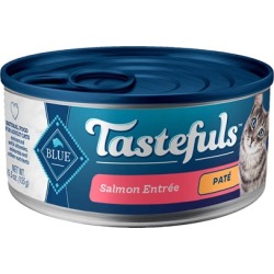 Blue Buffalo Tastefuls Natural Pate Salmon Entree Wet Cat Food 3-oz, case of 12