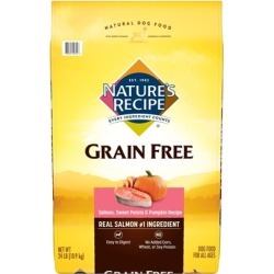 Nature's Recipe Grain Free Salmon, Sweet Potato and Pumpkin Recipe 24 lb bag