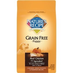 Nature's Recipe Grain Free Chicken, Sweet Potato, and Pumpkin Recipe Puppy Dry Dog Food 12-lb