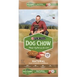 Purina Dog Chow Natural Chicken Plus Vitamins and Minerals Dry Dog Food 32-lb