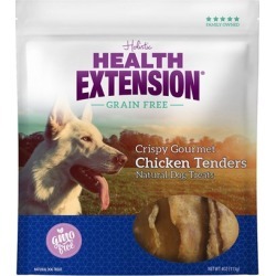 Health Extension Grain Free Crispy Gourmet Chicken Tenders Dog Treats 4-oz