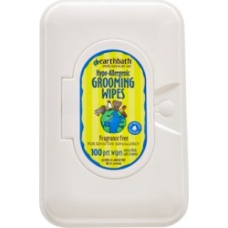 Earthbath Hypoallergenic Cat Wipes Grooming Wipes - 100 Ct.